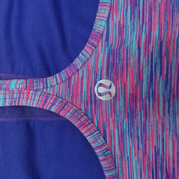 Lululemon size 6 Power Y workout tank space dye - Picture 3 of 6
